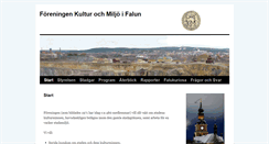 Desktop Screenshot of kulturochmiljoifalun.se